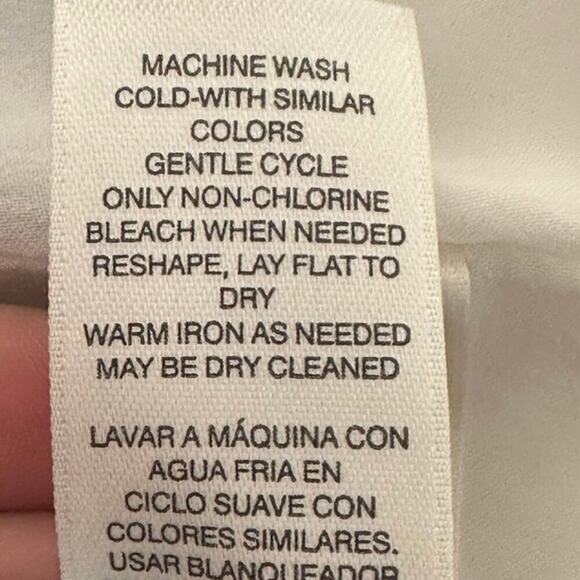 White House Black Market Striped Pencil Skirt Size 10 – Nautical Black White - Picture 8 of 8